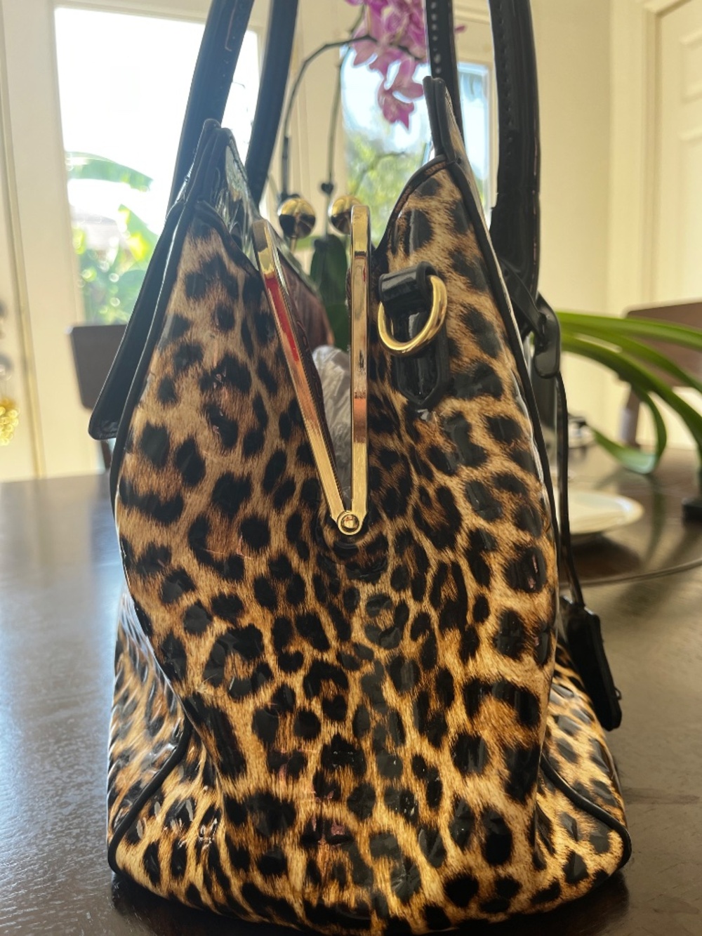 Leopard Print Handbag - Picture 4 of 10